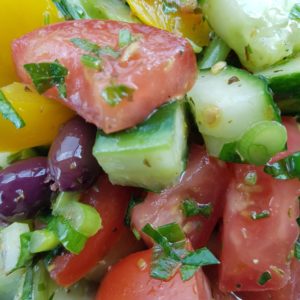 Tomato Cucumber Salad (No Added Gluten)